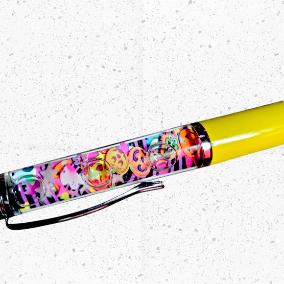 Lisa Frank Halloween Inspired Floaty Pen Pumpkin - Picture 4 of 5